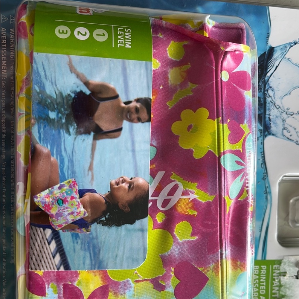 Speedo Pink and Yellow Swim Armbands